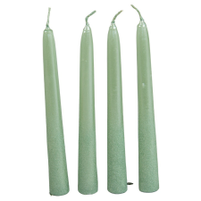  Bársony metál spitz gyertya 195mm menta 4db/csom (db ár) gyertya