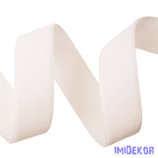  Bársony szalag 22mm x 10m - Ekrü dekorációs kellék