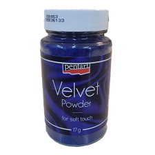  Bársonypor királykék min. 17g dekorációs kellék