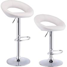  Bárszék, 2 db-os, fehér bútor