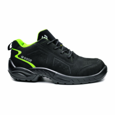 Base Chester munkavédelmi cipő S3 SRC (fekete/zöld, 38)