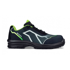 Base footwear B0978 - Oren S3 SRC munkavédelmi félcipő, antiszatikus, Fekete/Zöld munkavédelmi cipő
