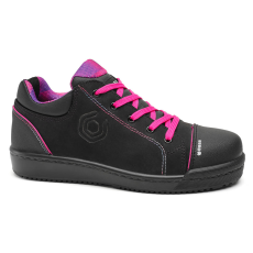 Base Margot S3 SRC női munkavédelmi félcipő (fekete/pink, 41)