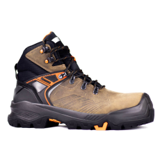 Base T-Rex Mid/T-Wall S3 munkavédelmi bakancs (barna/narancs, 47)