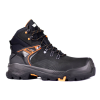 Base T-Rex Mid/T-Wall S3 munkavédelmi bakancs (fekete/narancs, 37)