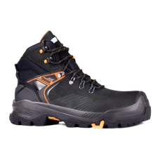 Base T-Rex Mid/T-Wall S3 munkavédelmi bakancs (fekete/narancs, 45) munkavédelmi cipő