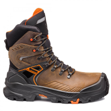 Base T-Rex Top/T-Wall Top S3 munkavédelmi bakancs (barna/narancs, 45) munkavédelmi cipő