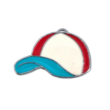  Baseball sapka Charm, névre szóló karkötőhöz medál
