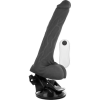 Basecock BASECOCK - VALÓSÁGHŰ, CSUKLÓS TÁVIRÁNYÍTÓS VIBRÁTOR FEKETE 18,5 CM