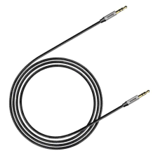 Baseus 3,5 mm-es mini jack audiokabel AUX Baseus Yvien 1m (fekete és  ezüst) kábel és adapter