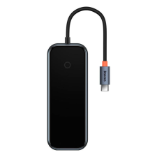 Baseus AcmeJoy 5 az 1-ben Hub USB-C - 2xUSB 3.0 USB 2.0 USB-C PD HDMI sötétszürke (WKJZ010213) (WKJZ010213) laptop kellék
