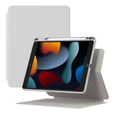 Baseus Apple iPad 10.2 (2019 / 2020 / 2021), mappa tok, Smart Case, mágneses rögzítés, Apple Pencil tartóval, Baseus Minimalist, világosszürke tablet tok