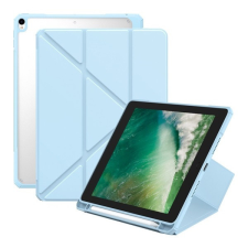 Baseus Apple iPad Pro 10.5 (2017) / iPad Air (2019), mappa tok, Apple Pencil tartóval, Origami Smart Case, Baseus Minimalist, világoskék tablet tok