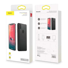 Baseus Apple iPhone XR Baseus Front+Back Üvegfólia Set - Fekete mobiltelefon kellék