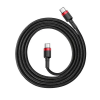 Baseus Baseus Cafule USB-C Cable 60W 1m Black/Red