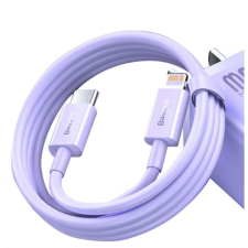 Baseus Baseus Superior Series USB-C / Lightning 20W 1m Purple kábel és adapter