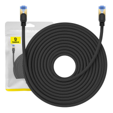 Baseus Braided network cable cat.7 Baseus Ethernet RJ45, 10Gbps, 20m (black) kábel és adapter