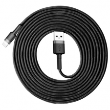 Baseus Cafule kábel USB / Lightning QC3.0 2A 3m, fekete/szürke kábel és adapter
