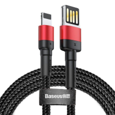 Baseus Cafule Lightning - USB (kétoldalas) kábel 1m fekete-piros (CALKLF-G91) kábel és adapter