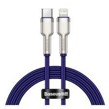 Baseus Cafule USB-C-Lightning kábel, PD, 20W, 1m, lila (CATLJK-A05) (CATLJK-A05) kábel és adapter