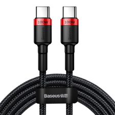 Baseus Cafule USB-C - USB-C 100W kábel 2m piros-fekete (CATKLF-AL91) kábel és adapter