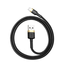 Baseus Cafule USB - Lightning töltőkábel 1m fekete (CALKLF-BV1) (CALKLF-BV1) kábel és adapter