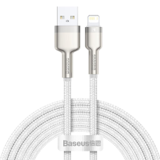 Baseus Cafule USB Lightning töltőkábel, 2,4A, 2m, fehér (CALJK-B02) (CALJK-B02) kábel és adapter