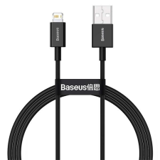 Baseus CALYS-A01 Superior 1m 2,4A Lightning fekete adat- és töltőkábel kábel és adapter