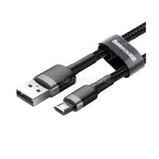 Baseus CAMKLF-BG1 microUSB 1m szürke-fekete kábel (CAMKLF-BG1) kábel és adapter