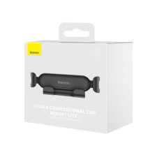 Baseus Car Mount Gravity Air Vent Car Phone Holder (Air Outlet Version) Black (SUWX010001) (SUWX010001) mobiltelefon kellék