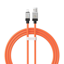 Baseus Coolplay USB-A apa - Lightning apa Adat- és töltőkábel - Narancssárga (1m) kábel és adapter