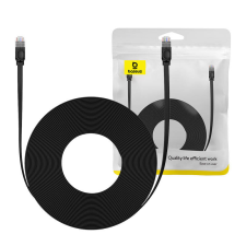 Baseus Ethernet CAT6 hálózati kábel, 20m (fekete) kábel és adapter