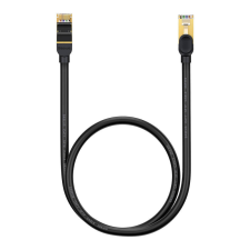 Baseus Ethernet RJ45 hálózati kábel, 10Gbps, 1m (fekete) kábel és adapter