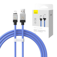Baseus Fast Charging cable Baseus USB-A to Lightning Coolplay Series 1m, 2.4A (white) kábel és adapter