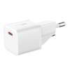 Baseus GaN5 Mini USB-C hálózati töltő 20W + 1m kábel fehér (P10110900213-01) (P10110900213-01)
