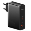 Baseus GaN5 Pro 2xUSB-C + USB hálózati töltő 140W fekete (CCGP100201) (CCGP100201)