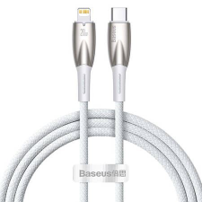 Baseus Glimmer Series USB-C - Lightning kábel 1m fehér (CADH000002) (CADH000002) kábel és adapter