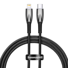 Baseus Glimmer USB-C - Lightning kábel 20W 1m (CADH000001) #fekete kábel és adapter