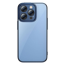 Baseus Glitter iPhone 14 Pro Max Átlátszó tok és üvegfólia kék ARMC021503) tok és táska