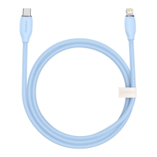 Baseus Jelly USB-C-Lightning kábel, 20W, 2m, kék (CAGD020103) (CAGD020103) - Adatkábel kábel és adapter