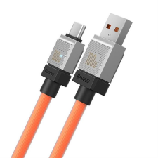 Baseus kábel USB Type-Cra CoolPlay gyors töltés 100W 1m narancssárga CAKW000607 kábel és adapter