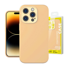 Baseus Liquid Silica iPhone 14 Pro Max Tok, üvegfólia és tisztító készlet (sárga) mobiltelefon kellék