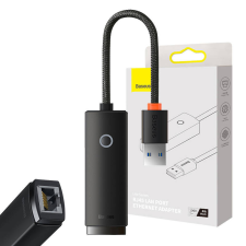 Baseus Lite Series USB – RJ45 hálózati adapter (fekete) kábel és adapter