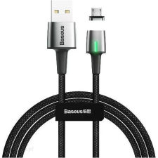 Baseus mágneses USB-A - MicroUSB kábel 1m fekete (CAMXC-A01) (CAMXC-A01) kábel és adapter