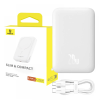 Baseus Magnetic Mini Power Bank 6000mAh 20W fehér
