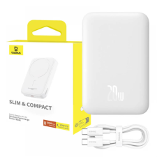 Baseus Magnetic Mini Power Bank 6000mAh 20W fehér power bank