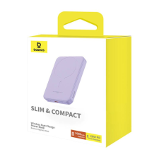Baseus Magnetic Mini Powerbank 5000mAh 20W lila (P10022107513-00) (P10022107513-00) power bank