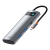 Baseus Metal Gleam HUB, 7-in-1 multifunkciós, (USB-C - 2x USB 3.0, PD 100W / HDMI 4K 30Hz / RJ45 1Gbps, USB-C basic), szürke (WKWG020113)