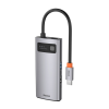 Baseus Metal Gleam Type-C Hub, 4-in-1 Type-C, USB2.0, USB3.0, HDMI