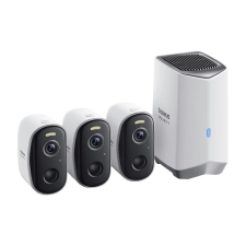 Baseus N1 2K 3 kamera kit fehér megfigyelő kamera